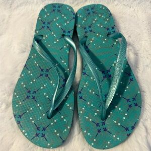 Havaianas Teal Sandals